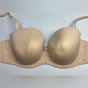 Freya TAN Lightly Lined Strapless, 34DDD *P1078